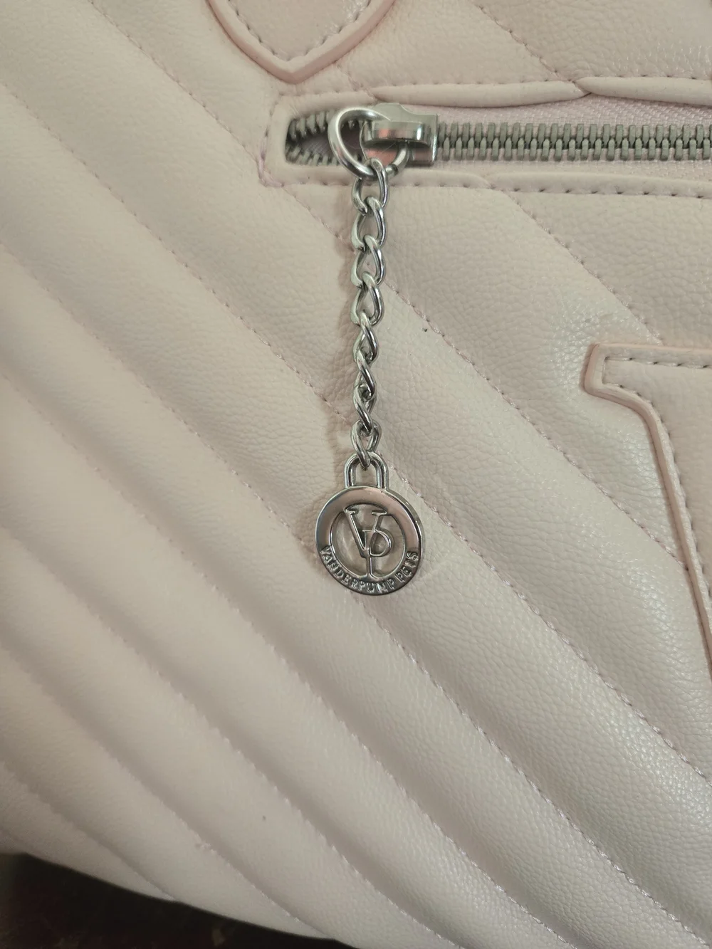 Vanderpump Quilted Pet Carrier Blush In Color